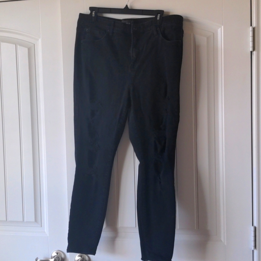 Black Sky High Skinny Jeans